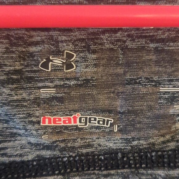 Under Armour Mens Large Heather Gray Tank Top Heatgear Gym Active Run Exercise - Picture 3 of 8